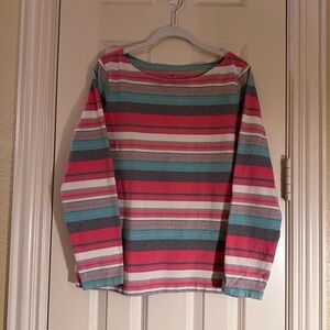Talbots Striped Long Sleeve Shirt